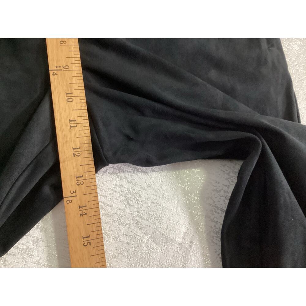 J. Jill Wearever Collection Pull On microsuede pants Stretch size M black - Picture 7 of 7